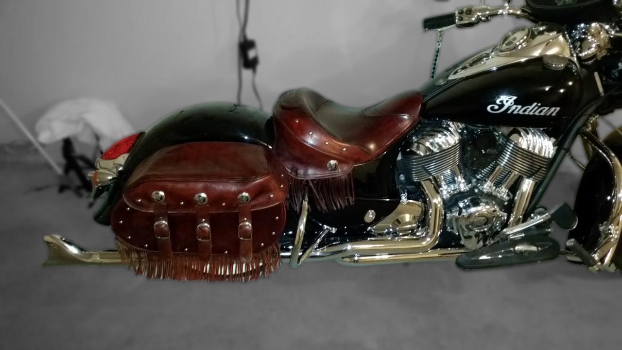 Chief Motorcycle Forum - Indian Motorcycles - Dyed bags 