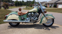 2015 Indian Chief Vintage with 18 inch spoke wheels